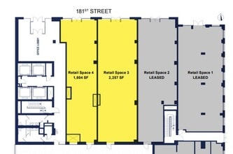 500 W 181st, New York, NY for lease Floor Plan- Image 1 of 1