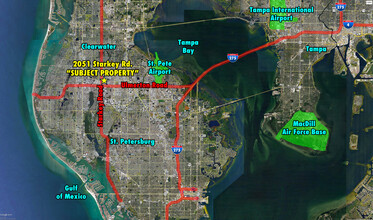 2051 Starkey Rd, Largo, FL - aerial  map view