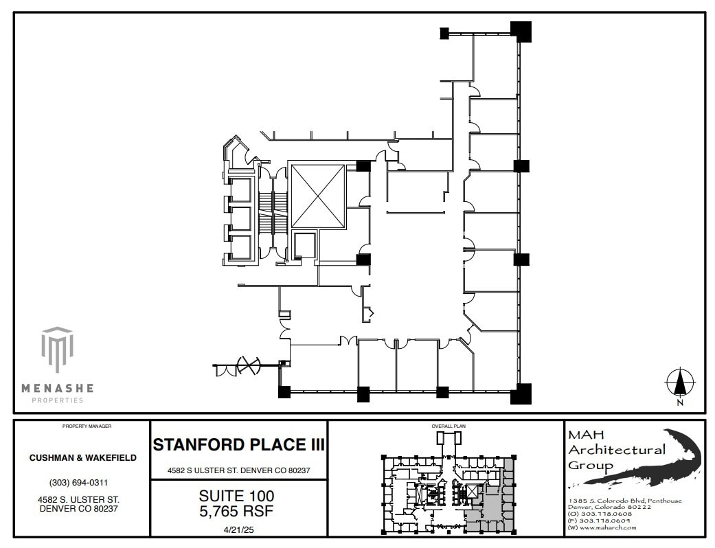 4582 S Ulster St, Denver, CO for lease Floor Plan- Image 1 of 1