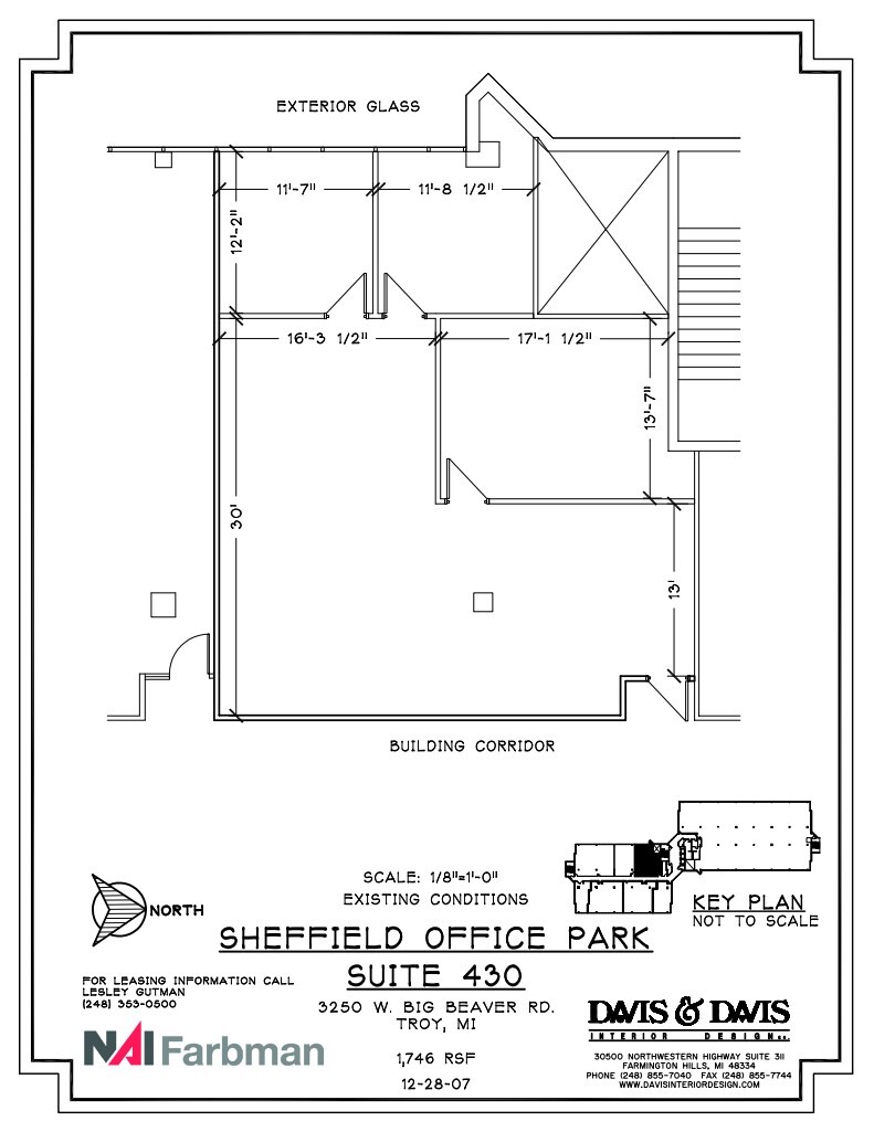 3310 W Big Beaver Rd, Troy, MI for lease Floor Plan- Image 1 of 1