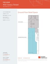 456-466 Geary St, San Francisco, CA for lease Floor Plan- Image 1 of 1