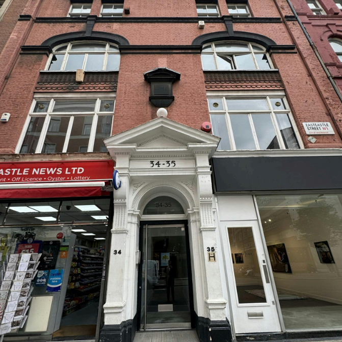 34-35 Eastcastle St, London for lease Building Photo- Image 1 of 5