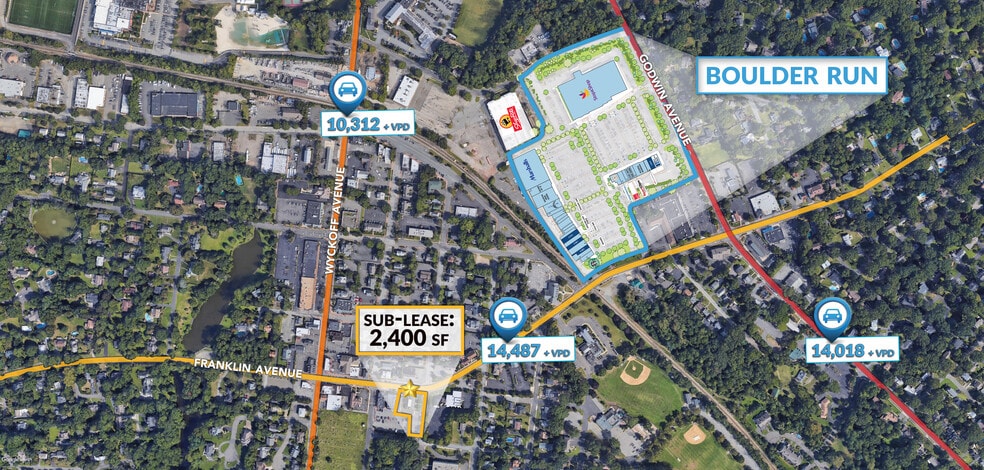 378 Franklin Ave, Wyckoff, NJ for lease - Aerial - Image 2 of 3