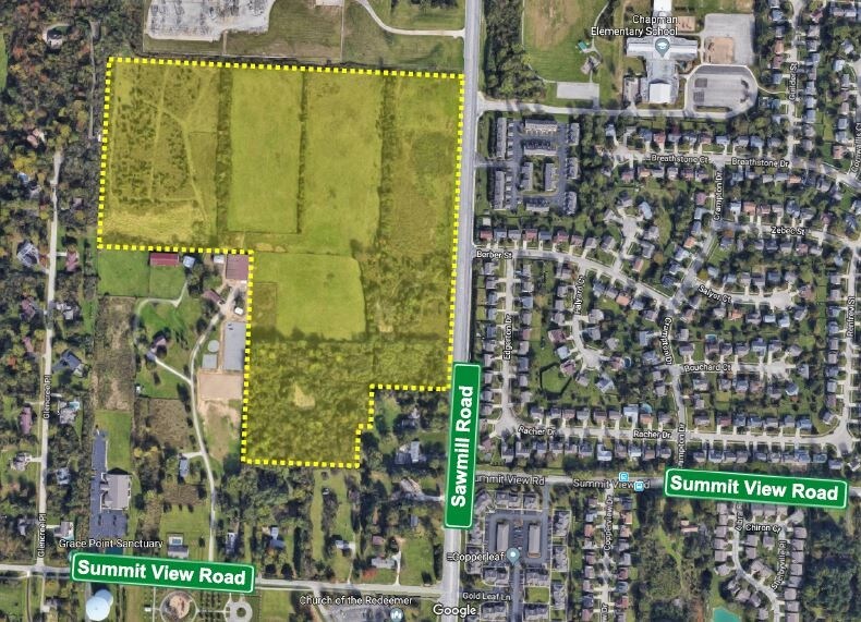 NWC Sawmill Rd & Summit View Rd, Dublin, OH for sale Aerial- Image 1 of 1