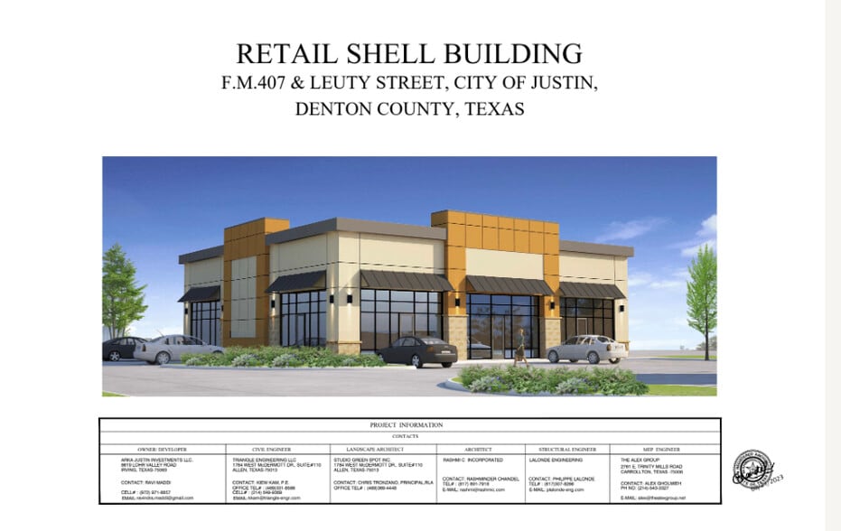 914 W 1st St, Justin, TX for lease - Building Photo - Image 2 of 3