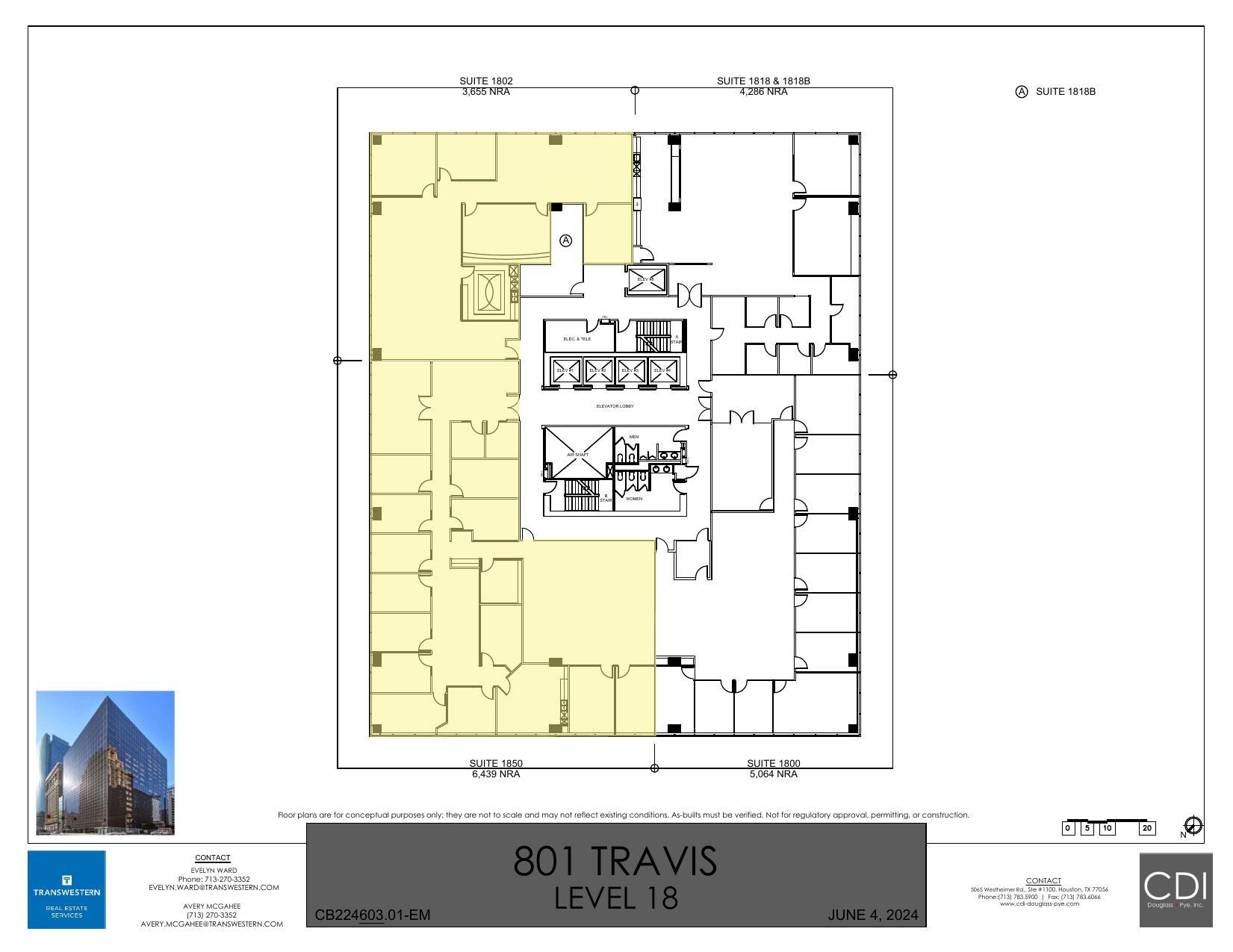 801 Travis St, Houston, TX for sale Floor Plan- Image 1 of 1