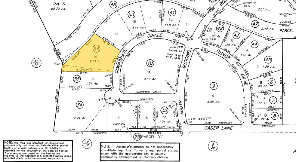 1670 Corporate Cir, Petaluma, CA for lease - Plat Map - Image 2 of 17