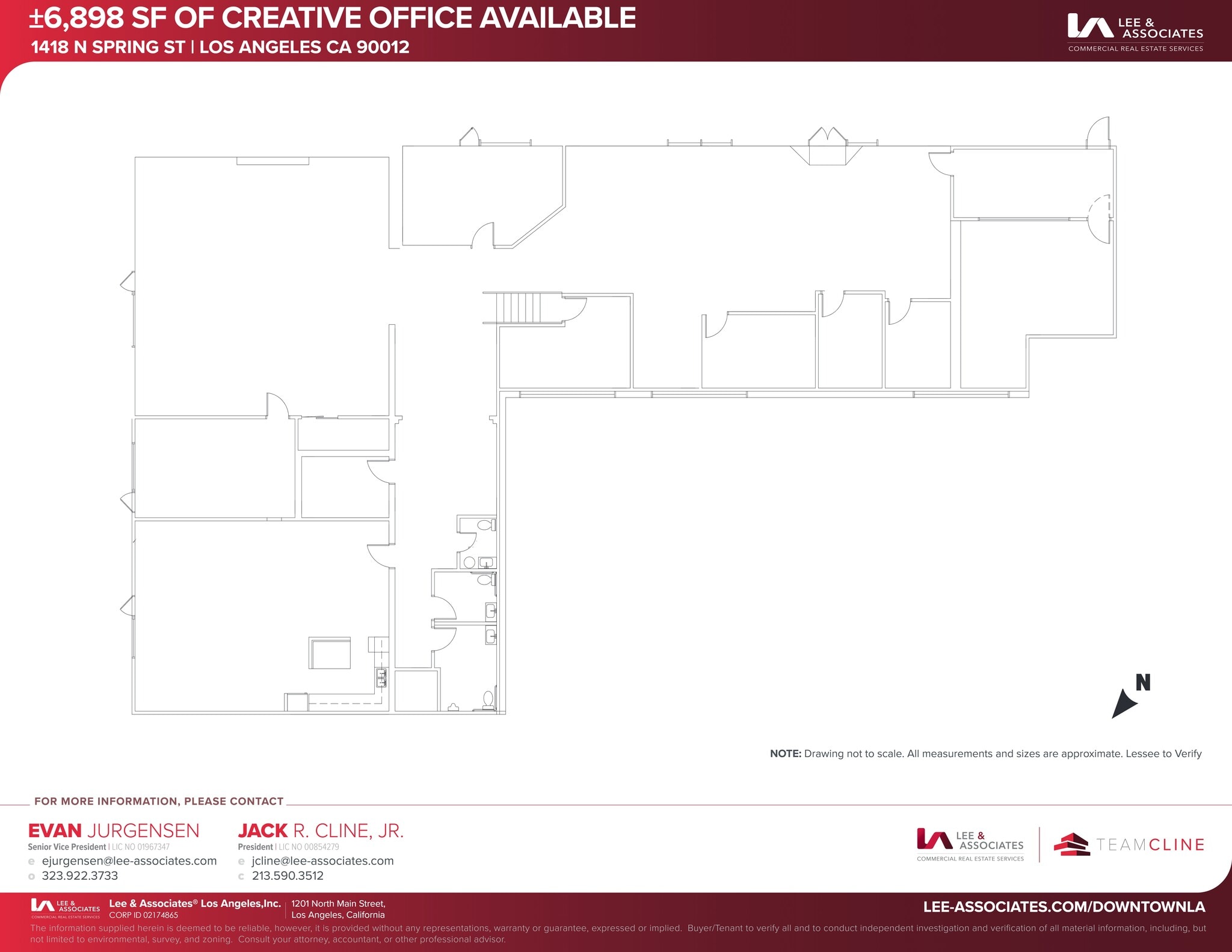 1418 N Spring St, Los Angeles, CA for lease Site Plan- Image 1 of 8