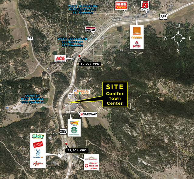 27191 Main St, Conifer, CO for sale - Aerial - Image 2 of 2