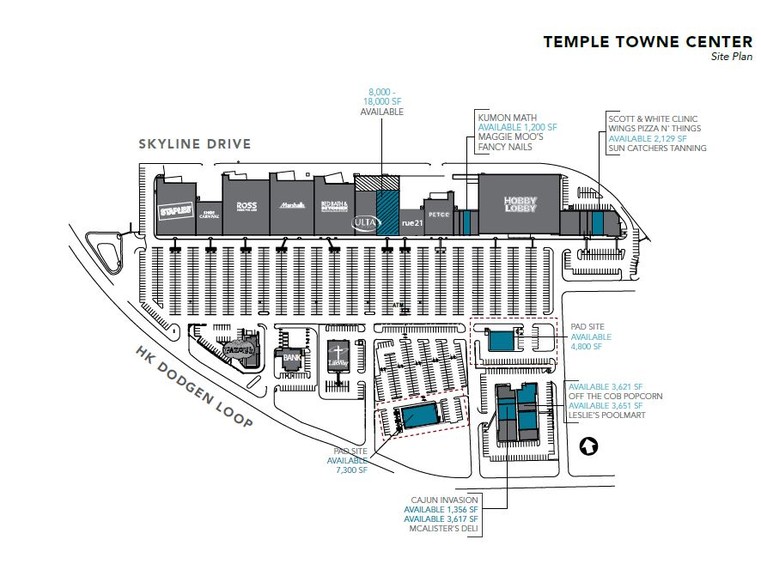 2112 SW H K Dodgen Loop, Temple, TX for sale - Site Plan - Image 1 of 1