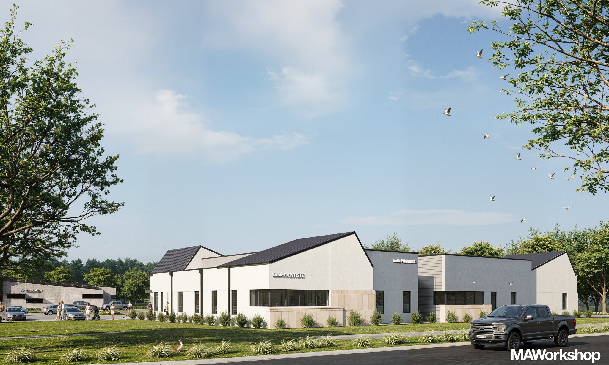 NE and NW Corner FM-407 & Timberbrook Pkwy, Justin, TX for lease Building Photo- Image 1 of 7