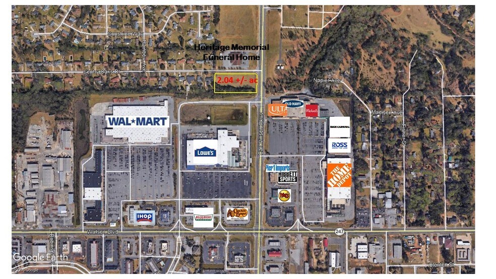 Sentry Oaks Dr, Warner Robins, GA for sale - Aerial - Image 1 of 1