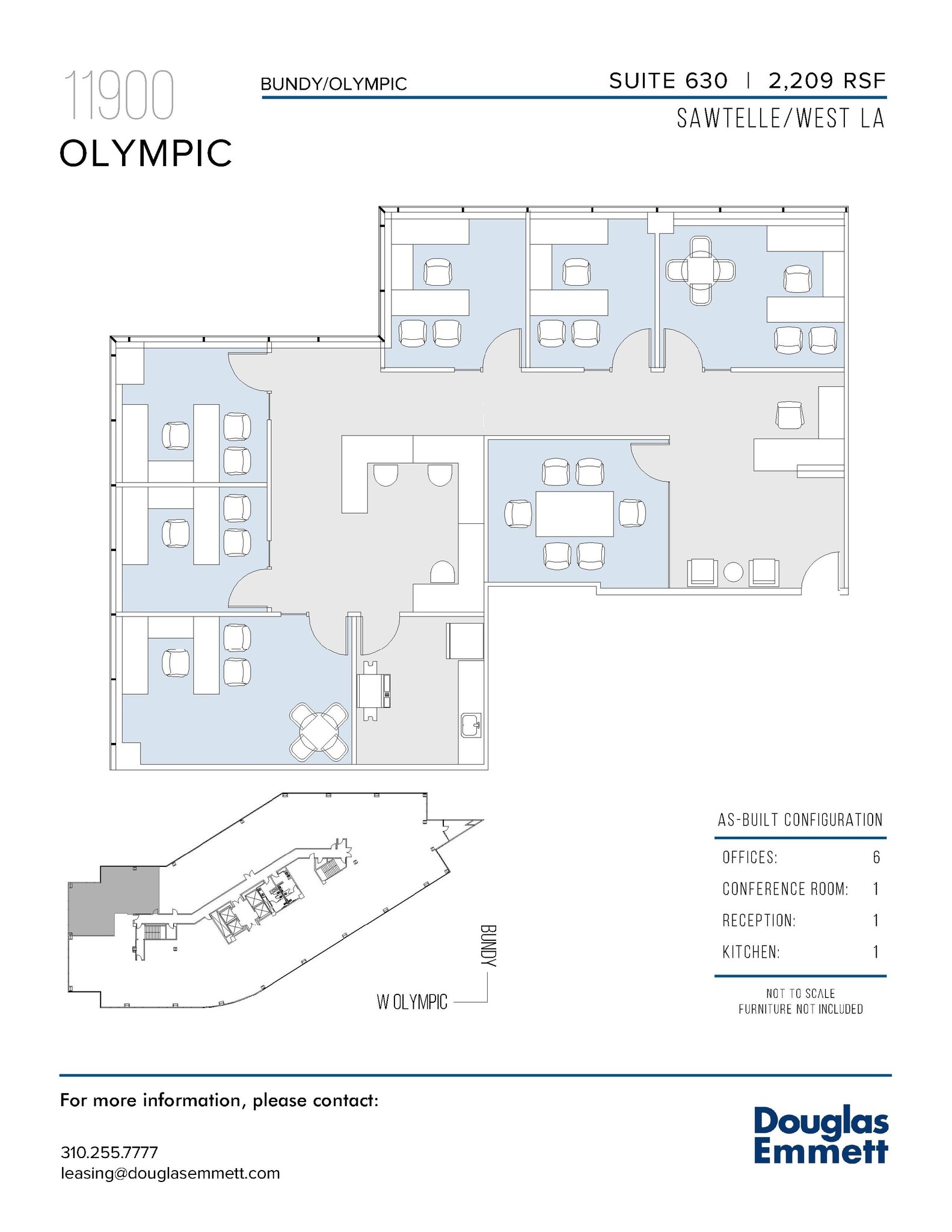 11900 W Olympic Blvd, Los Angeles, CA for lease Floor Plan- Image 1 of 1