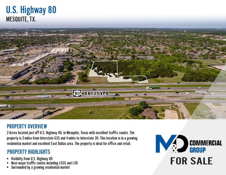US Highway 80 E, Mesquite, TX for sale - Other - Image 1 of 1