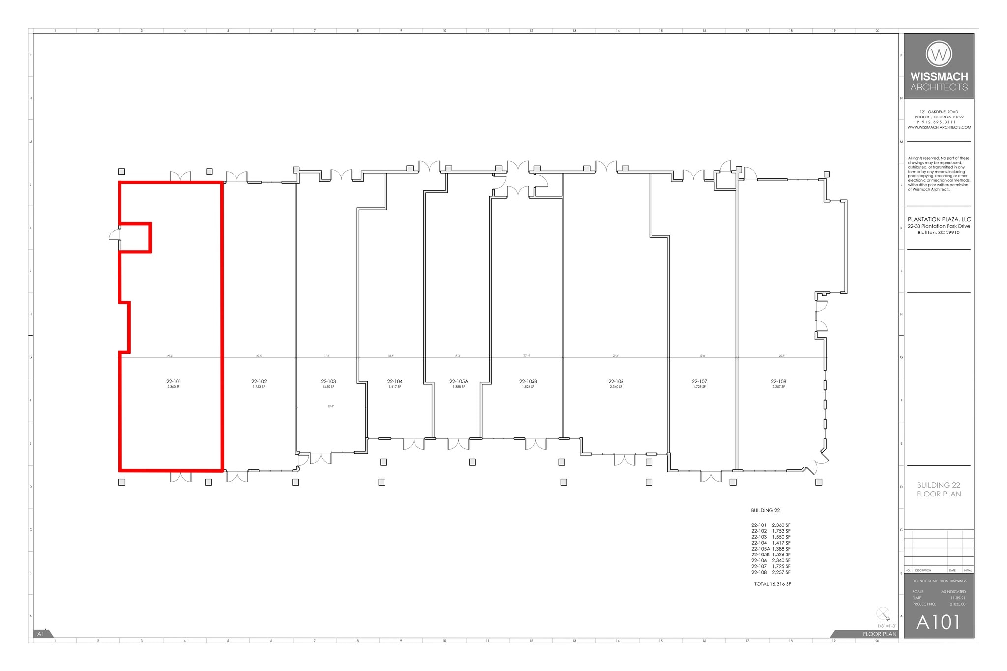 22-30 Plantation Park Dr, Bluffton, SC for lease Site Plan- Image 1 of 1