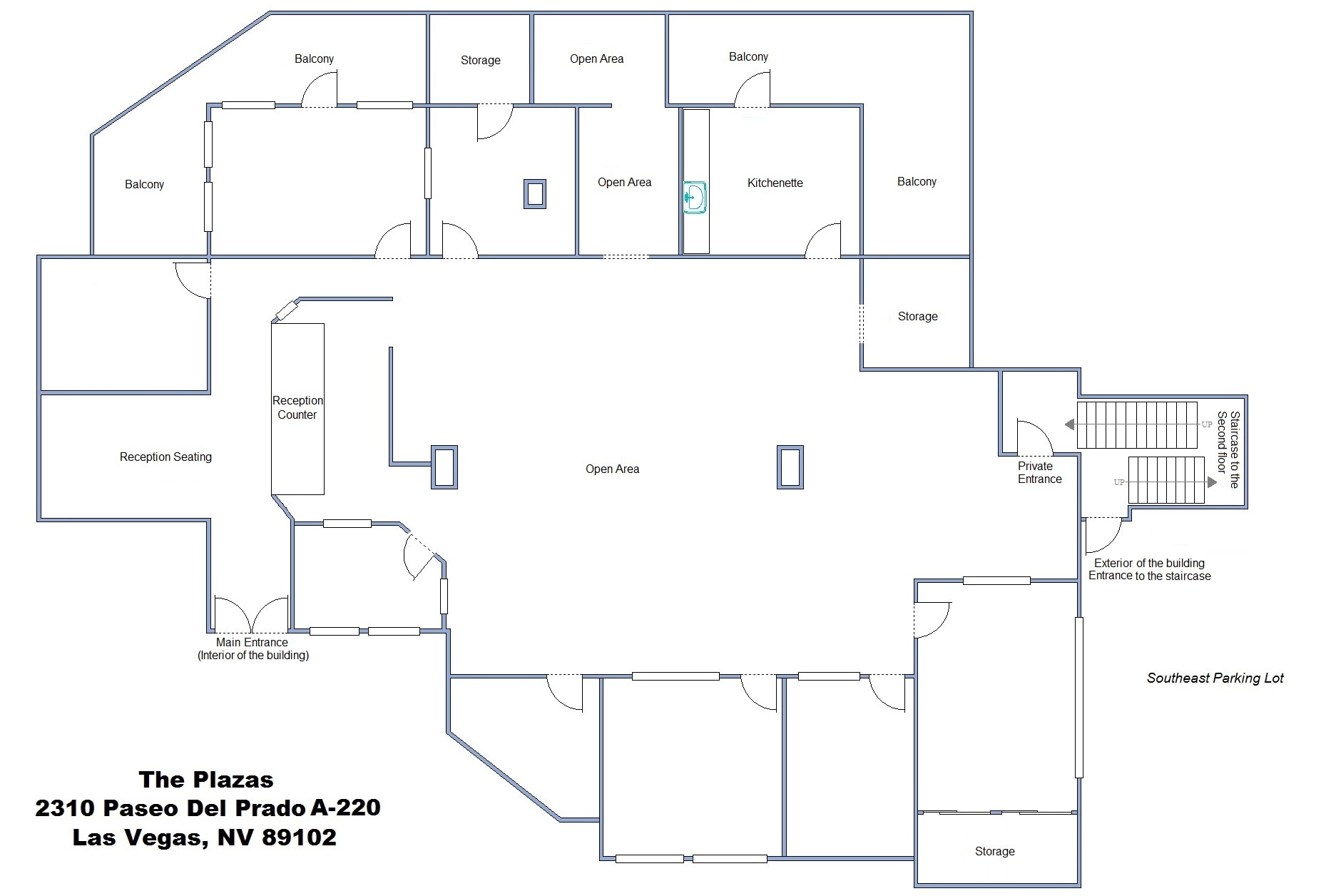 2310 Paseo Del Prado, Las Vegas, NV for lease Floor Plan- Image 1 of 1