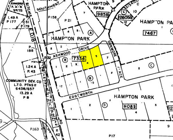 8601 Ashwood Dr, Capitol Heights, MD for lease - Plat Map - Image 2 of 7