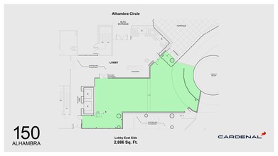 150 Alhambra Cir, Coral Gables, FL for lease Site Plan- Image 1 of 1