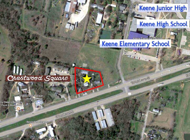 218-222 E Highway 67, Keene, TX for sale Aerial- Image 1 of 1