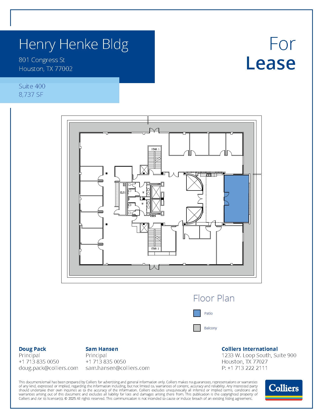 801 Congress St, Houston, TX for lease Floor Plan- Image 1 of 2