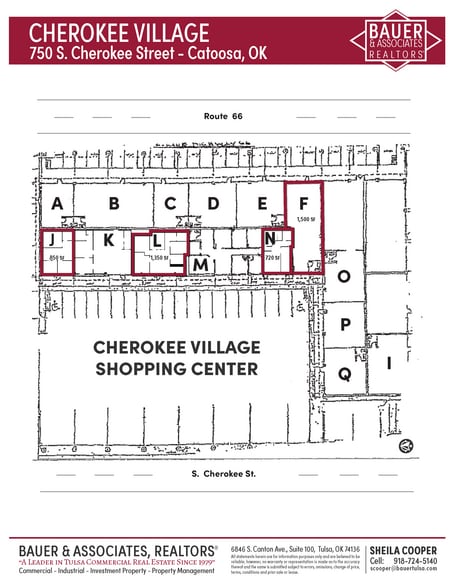 750 S Cherokee St, Catoosa, OK for lease - Site Plan - Image 3 of 20