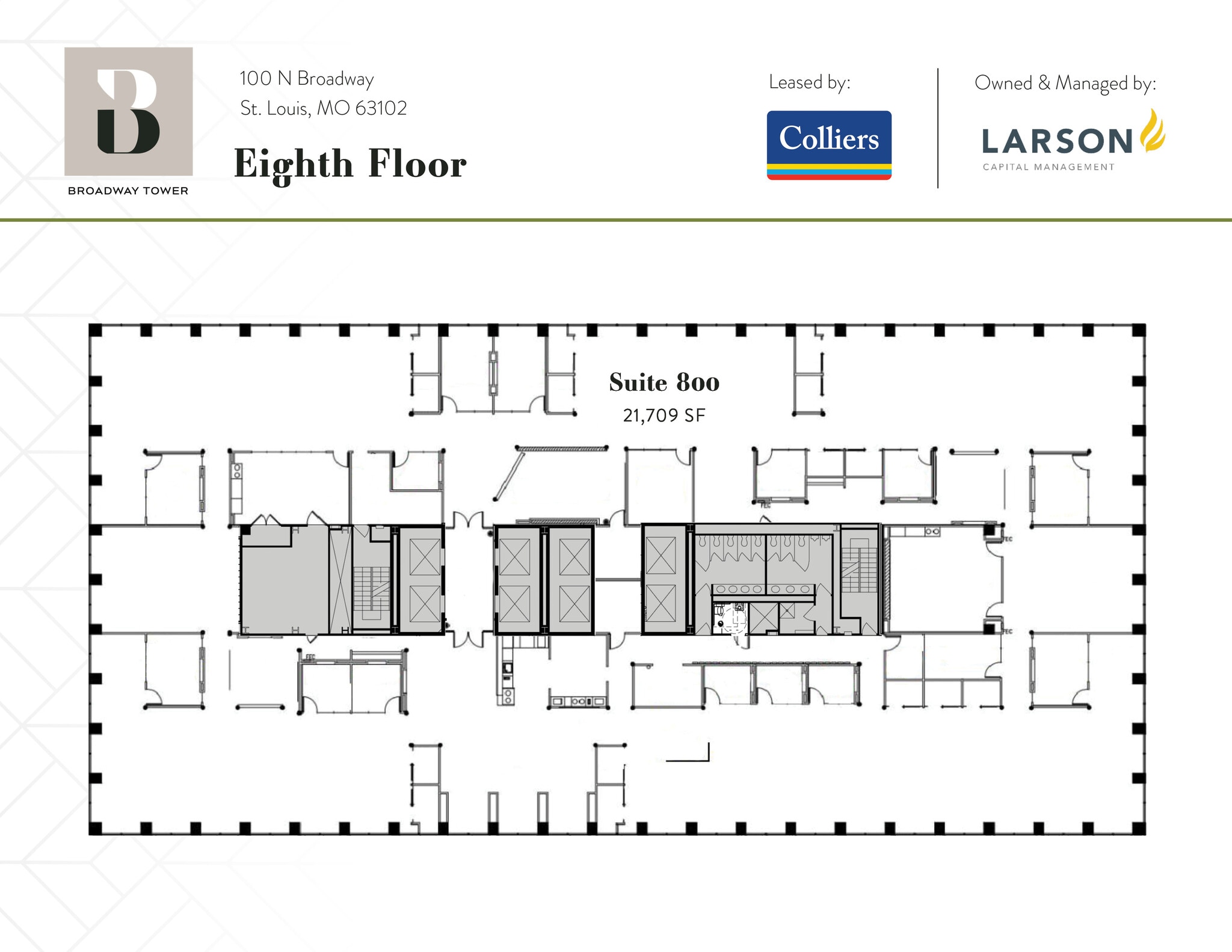 100 N Broadway, Saint Louis, MO for lease Floor Plan- Image 1 of 1