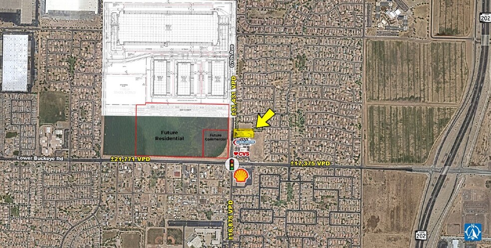 NE 67th Ave & Lower Buckeye Rd, Phoenix, AZ for lease - Building Photo - Image 2 of 4