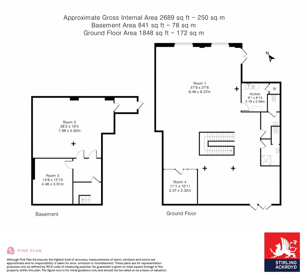 23-25 Mill St, London, LND SE1 2BE - Unit 7 -  - Floor Plan - Image 1 of 12