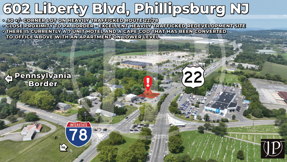 602 Liberty Blvd, Phillipsburg, NJ for sale - Building Photo - Image 1 of 25