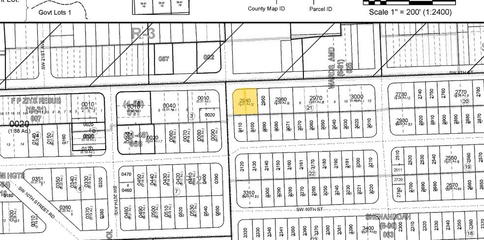 1888 SW 8th St, Miami, FL for sale - Plat Map - Image 2 of 28