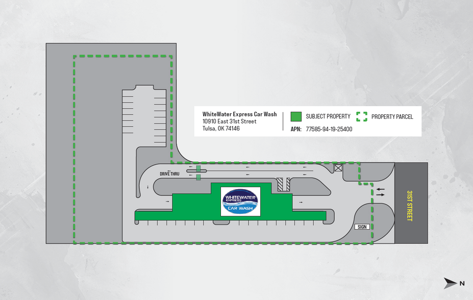 10910 E 31st St, Tulsa, OK for sale - Site Plan - Image 2 of 4