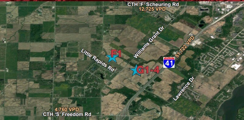 I-41, De Pere, WI for sale Aerial- Image 1 of 5