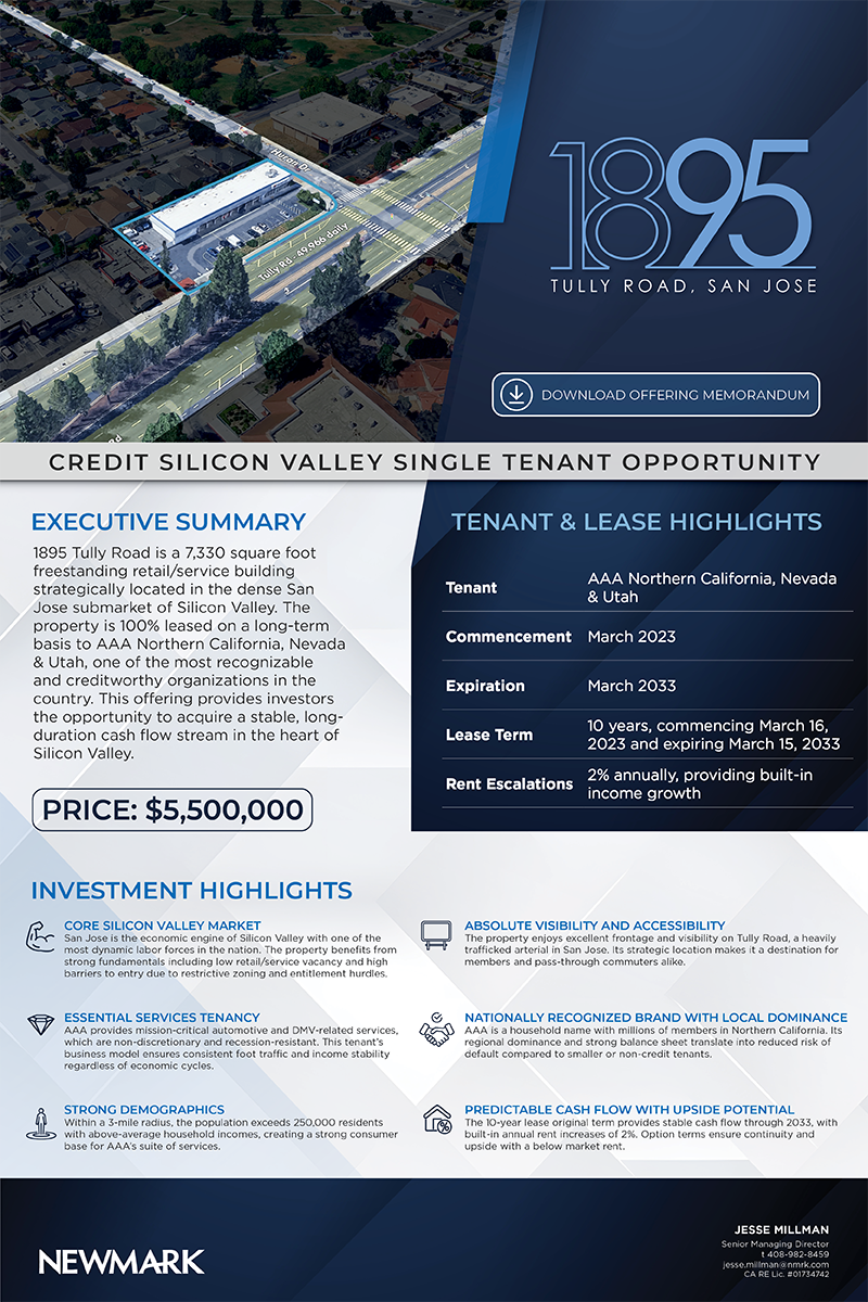 1895 Tully Rd, San Jose, CA for sale Building Photo- Image 1 of 4