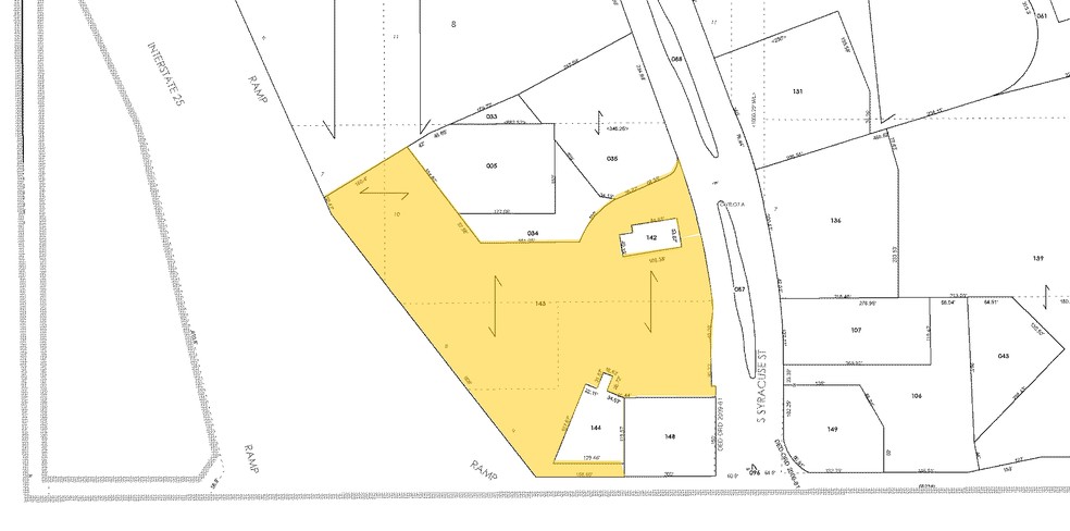 5075 S Syracuse St, Denver, CO for lease - Plat Map - Image 2 of 19