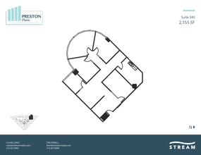 17950 Preston Rd, Dallas, TX for lease Floor Plan- Image 1 of 1