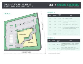 25115 Avenue Stanford, Valencia, CA for lease Site Plan- Image 2 of 2