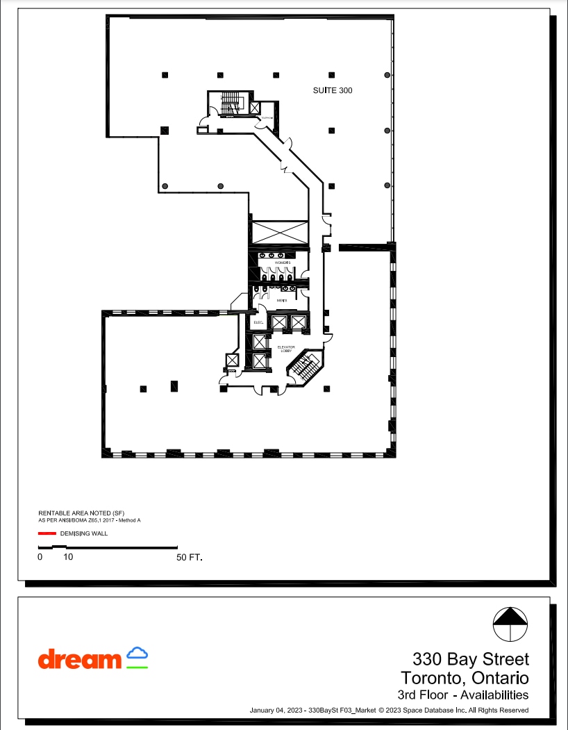 330 Bay St, Toronto, ON for lease Floor Plan- Image 1 of 1