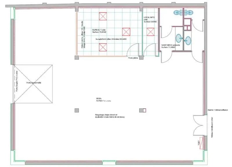 Flex in SAINT CYR L ECOLE for lease - Floor Plan - Image 2 of 4
