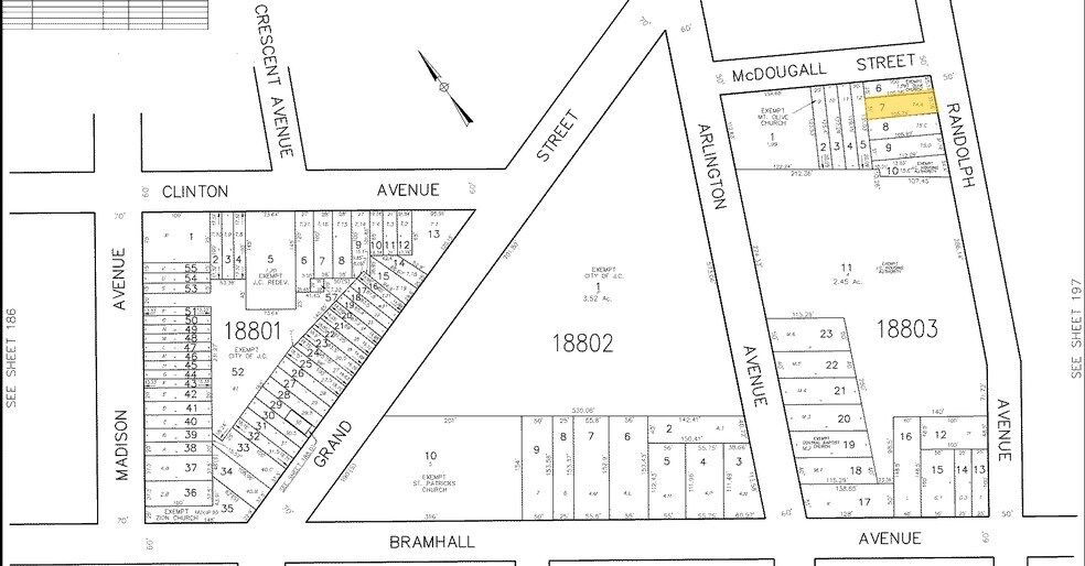 337 Randolph Ave, Jersey City, NJ for sale - Plat Map - Image 1 of 1