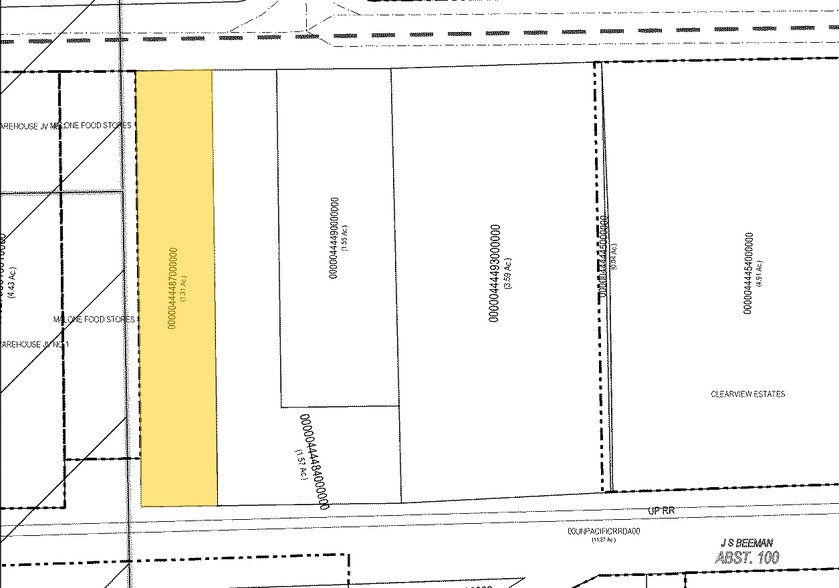 7734 Forney Rd, Dallas, TX for sale - Plat Map - Image 2 of 2