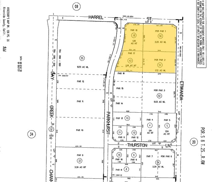 4225 Etiwanda Ave, Jurupa Valley, CA for lease - Plat Map - Image 2 of 4