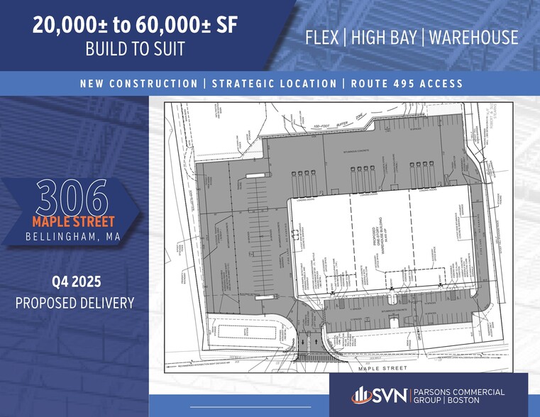 306 Maple St, Bellingham, MA for lease - Site Plan - Image 1 of 1