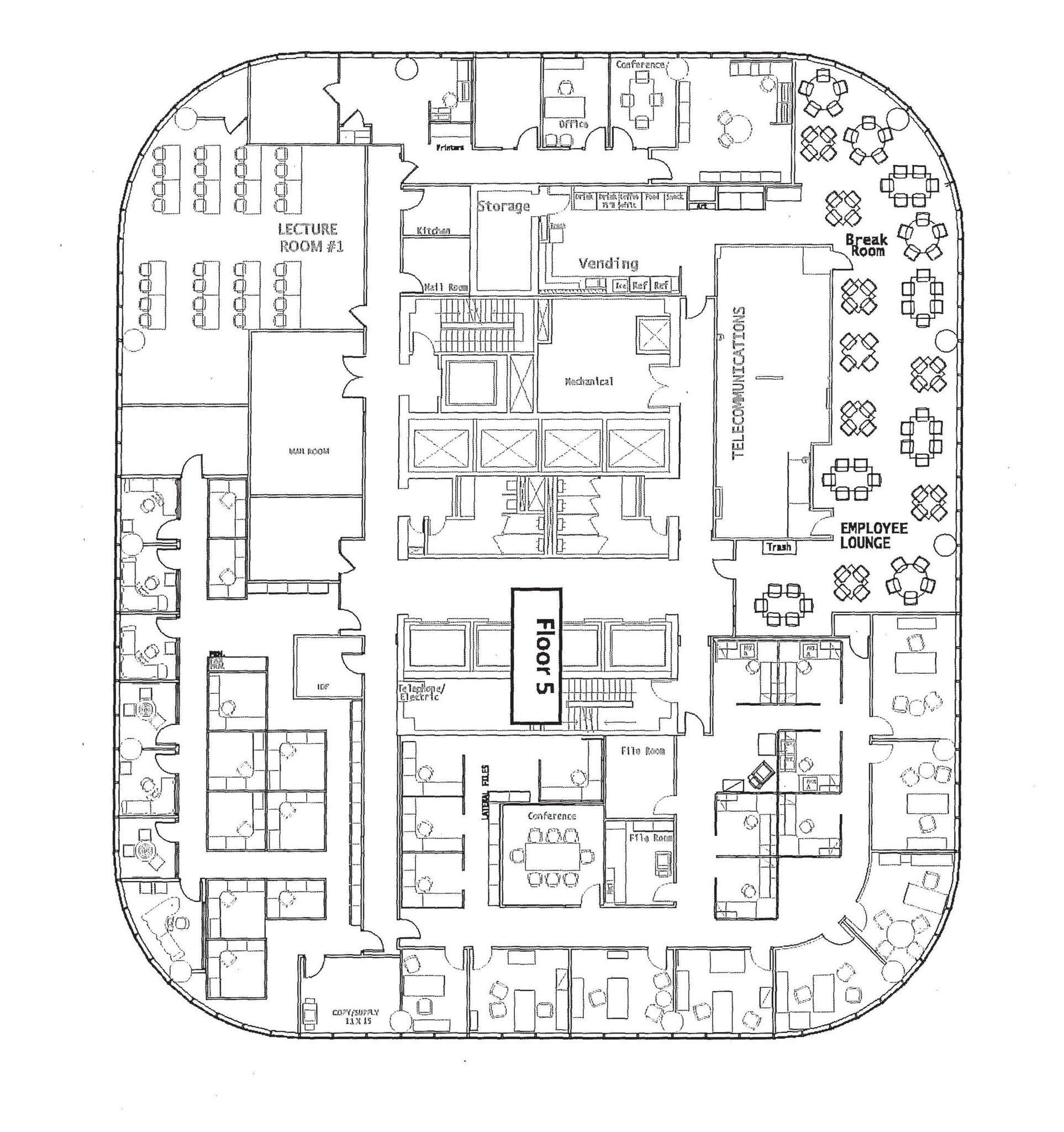 901 E Cary St, Richmond, VA for lease Floor Plan- Image 1 of 1