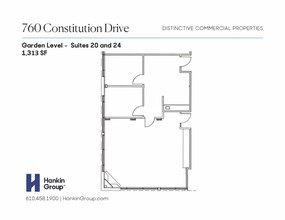 760 Constitution Dr, Exton, PA for lease Floor Plan- Image 2 of 2