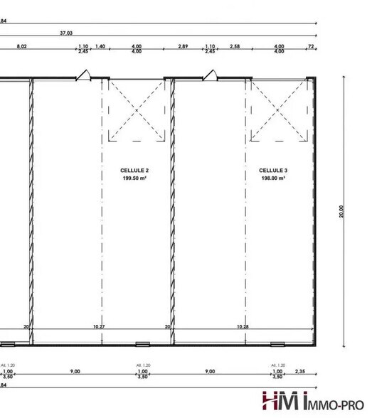 Flex in Honfleur for lease - Floor Plan - Image 2 of 5