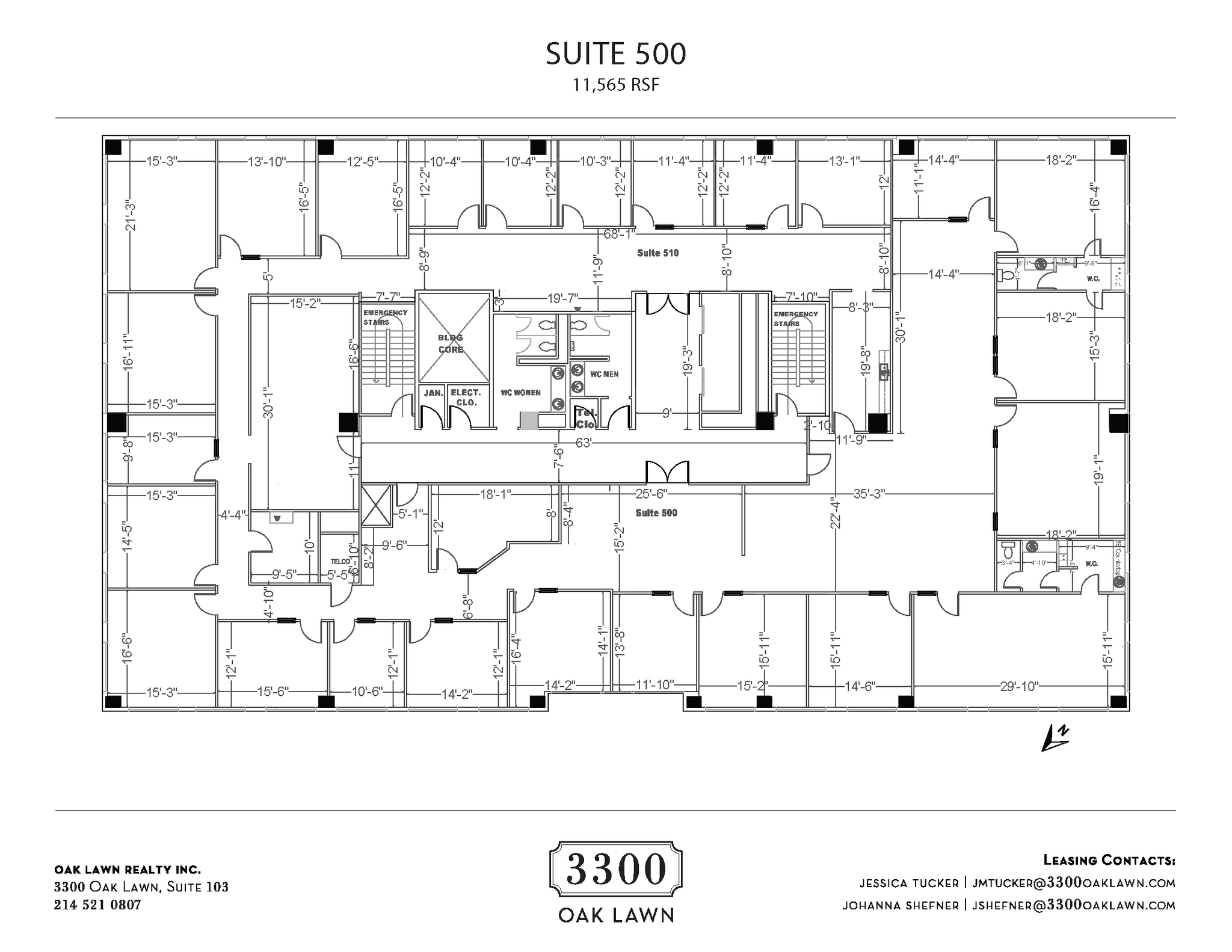 3300 Oak Lawn Ave, Dallas, TX for lease Floor Plan- Image 1 of 1