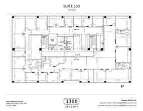 3300 Oak Lawn Ave, Dallas, TX for lease Floor Plan- Image 1 of 1