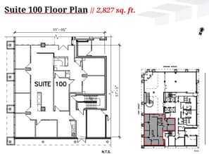 200 Graham Ave, Winnipeg, MB for lease Floor Plan- Image 1 of 1