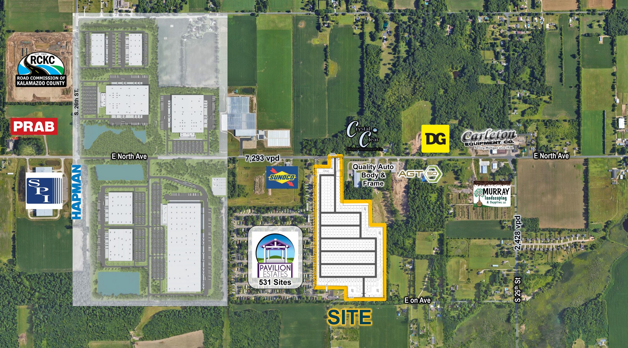 S 29th St & East N Ave, Kalamazoo, MI for sale Primary Photo- Image 1 of 1