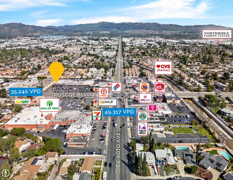 20941-20947 Roscoe Blvd, Canoga Park, CA for lease - Building Photo - Image 3 of 8